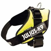 Szelki Julius-K9, rozm.2/L-XL, 71-96 cm, neonowy żółty