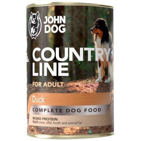 John Dog Country Line kaczka 400 g