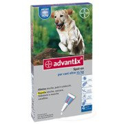 Bayer advantix 4x 4,0ml 25-40kg pies