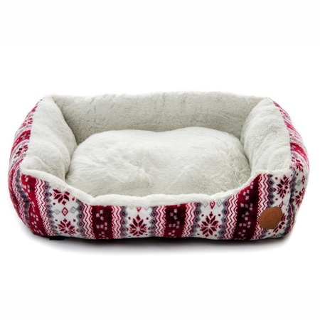 JK Animals legowisko świąteczne dla psa, kota 70×55 cm