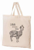 Torba bawełniana 38x42x10cm Zwierzaki - lama