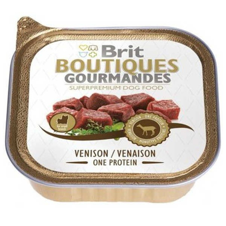 Brit boutiques gourmandes venision one protein 150g