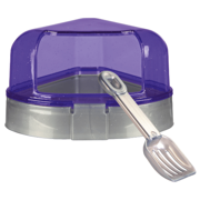 TOALETA NAROŻNA Z DASZKIEM +ŁOPATKA