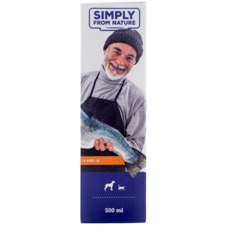 Simply from Nature olej z łososia dla psa i kota 500 ml