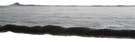 Zestaw Junior miś z kocem, plusz, 75 x 50 cm, szary/miętowy