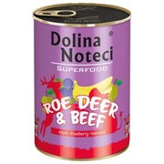 Dolina Noteci Superfood Sarna i wołowina dla psa 400 g