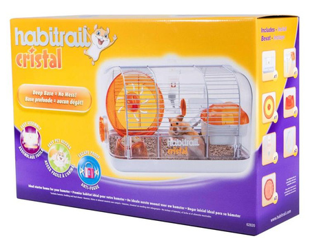 Klatka dla chomika Habitrail Cristal, 41x25x24 cm