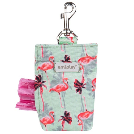 amiplay BeHappy torebka na worki Flamingo