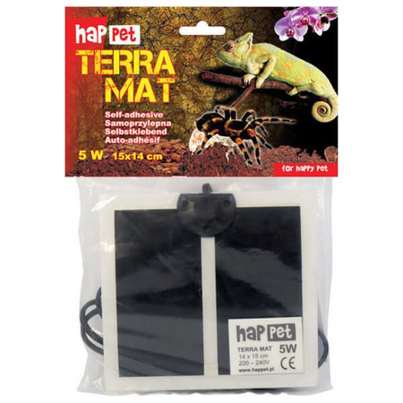 Happet mata grzejna do terrarium 5w 14x15 cm