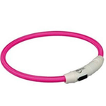 Pierścień z lampą błyskową USB, XS–S: 35 cm/o 7 mm, różowy