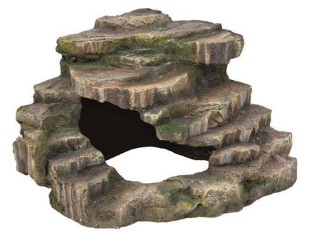 Skałka narożna z jaskinia i platformą, 26×20×26 cm