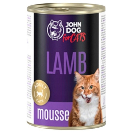 John Dog for Cats jagnięcina mus 400 g