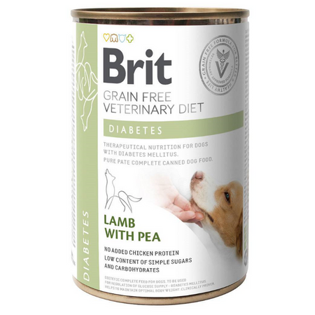BRIT GF VETERINARY DIETS DOG CAN DIABETES 400g