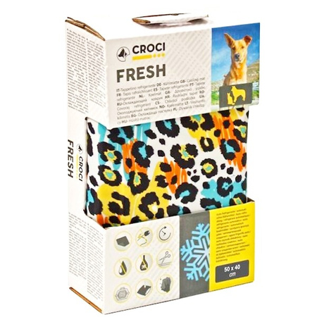 Croci mata chłodząca panterka 90x50 cm