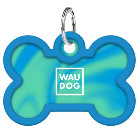 WAUDOG Smart ID metalowa zawieszka dla zwierząt kość z QR-paszportem