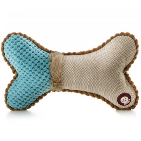 JK Animals kość pluszowa niebieska 24 cm