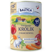Baltica Smaki Regionów królik z marchewką, 400 g
