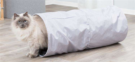 Tunel XXL, szary, materiał, o 35 × 85 cm