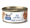 Brit care beef pate & olives dla kota 70g