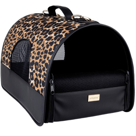 amiplay Safari transporter dla psa czarny M