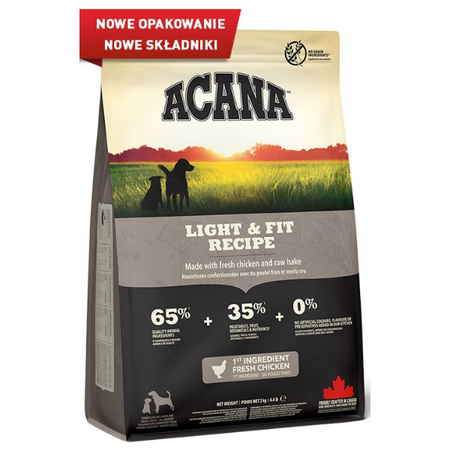 Acana Light & Fit dla psa 11,4 kg