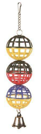 3 PIŁKI Z DZWONKIEM 4,5cm