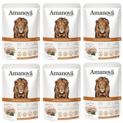ZESTAW Amanova Sterilised saszetka dla kota kurczak 6 x 85 g