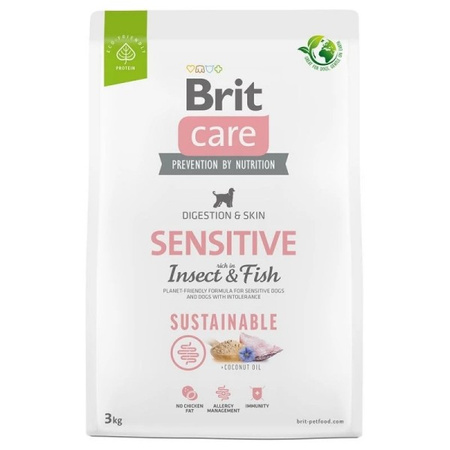 Brit Care Sustainable Sensitive insekty i ryba dla psa 3 kg