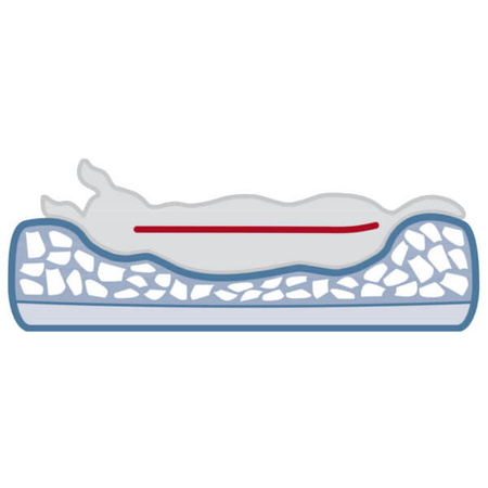 JK Animals legowisko świąteczne dla psa, kota 70×55 cm