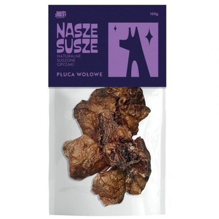 Nasze Susze płuca wołowe dla psa 100 g
