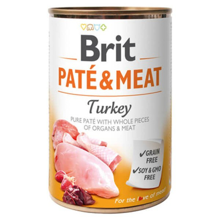 Brit pate & meat turkey dla psa 400 g