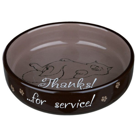 MISKA CERAMICZNA DLA KOTA, 0.3 l/o 15 cm