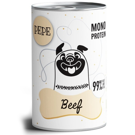 Paka Zwierzaka Pepe wołowina 400 g