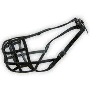 Dino kaganiec skórzany nitowany 32 rottweiler mały