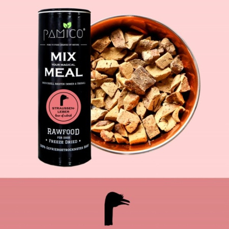 PAMICO Mix Meal Freeze-Dried wątroba strusia 140 g