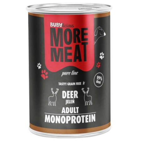 BUBAlicious More Meat mono Pure Jeleń 400 g