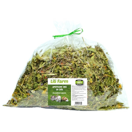 Lili farm Apetyczny mix 20 ziół dla królika i gryzoni 400 g