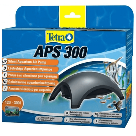 Tetra aps aquarium air pumps aps 300 - pompa napow.do akw.120-300l dwa wyj.czarna