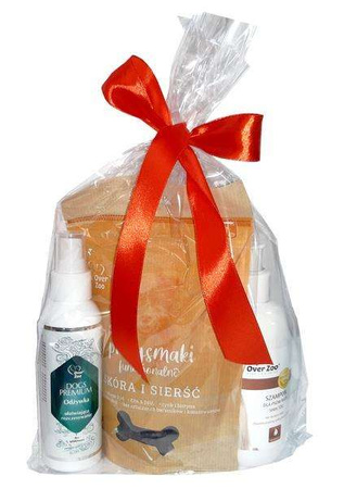 Over Zoo Zestaw świąteczny Szampon dla Shih Tzu + Odżywka ułatwiająca rozczesywanie + przysmaki