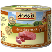 Mac's wołowina, serca drobiowe zestaw 6x200 g