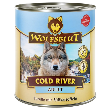 Wolfsblut Dog Cold River Pstrąg i bataty puszka 800g