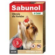Dr. seidel - sabunol obroża przeciw kleszczom i pchłom dla yorków 35 cm
