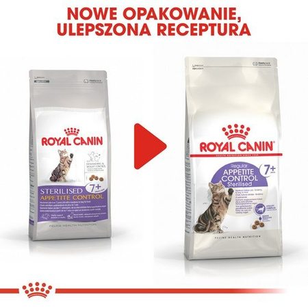 Royal canin sterilised appetite control 7+ karma sucha dla kotów starszych, sterylizowanych, z apetytem 1,5kg