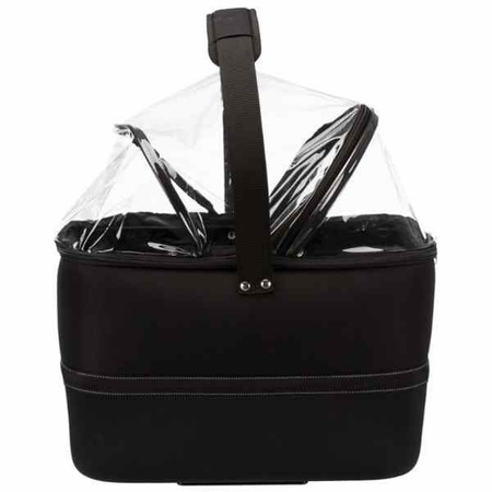 Kosz na rower, 41x47x39cm, czarny