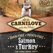 Carnilove salmon & turkey large breed puppies 1,5kg