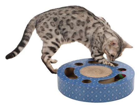 Drapak owalny z zabawkami, ? 33 cm