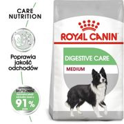 Royal canin medium digestive care karma sucha dla psów dorosłych, ras średnich o wrażliwym przewodzie pokarmowym 3kg