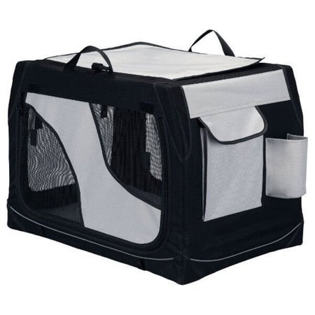 Box transportowy Vario 50, L: 99 × 65 × 71/61 cm, nylon, czarno-szary