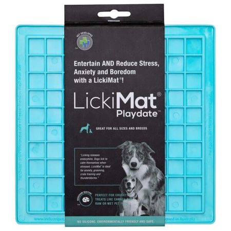 LickiMat Playdate mata do lizania dla psa, kota 20x20 cm