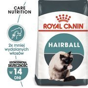 Royal canin hairball care karma sucha dla kotów dorosłych, eliminacja kul włosowych 400g